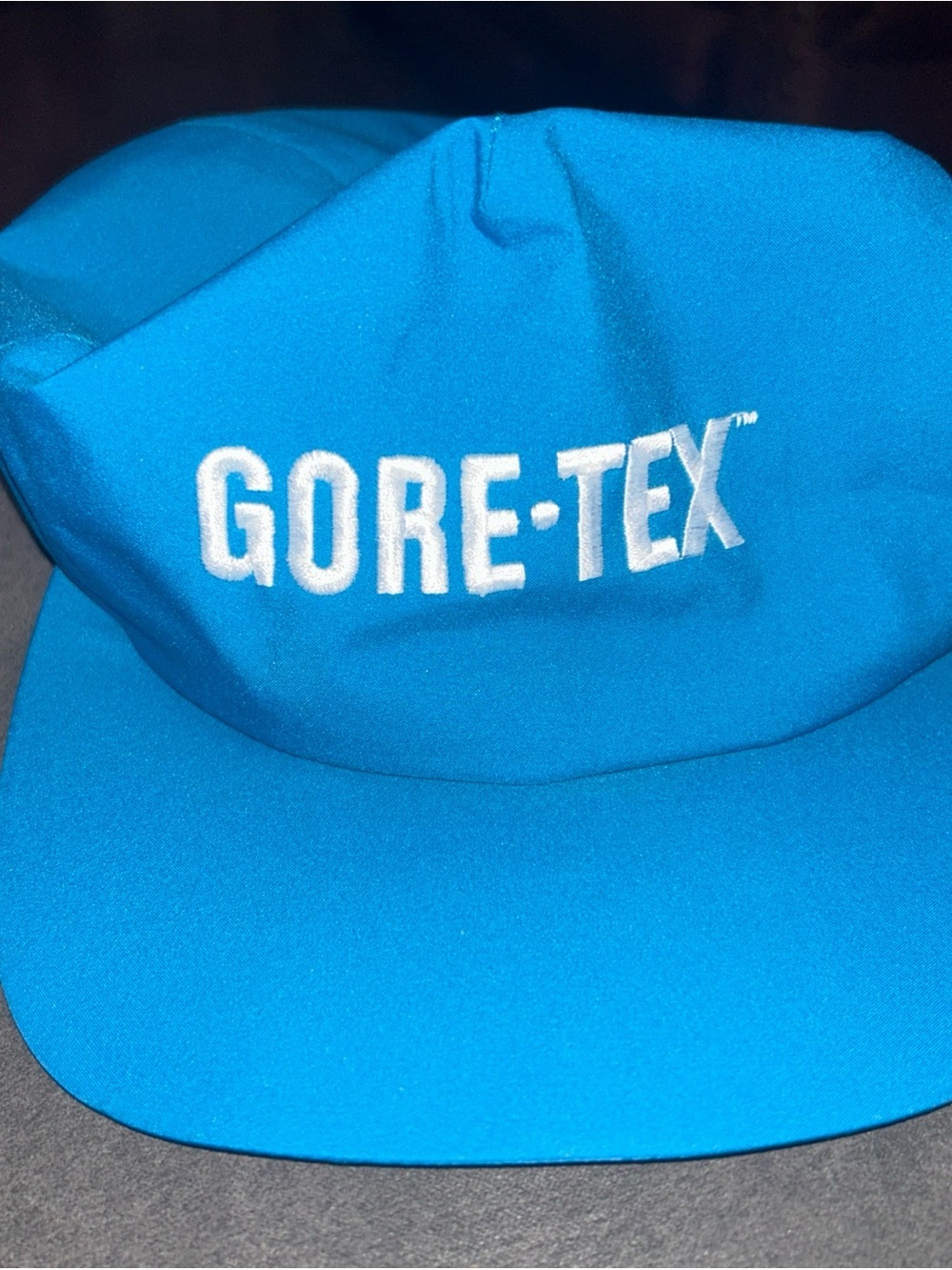 RARE Vintage Gore Tex Snapback Hat Made in USA Teal White Mad Hatters USA Made